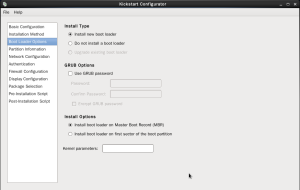 Boot Loader Options