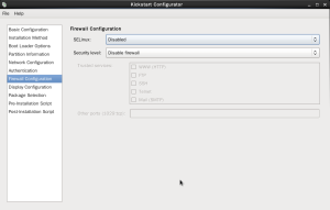 Firewall Configuration