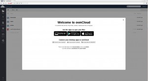 OwnCloud Welcome Message