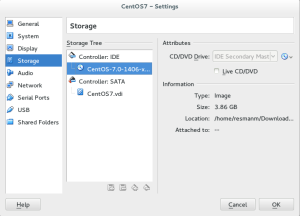 Insert CentOS 7 DVD ISO